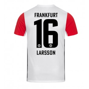 Eintracht Frankfurt Hugo Larsson #16 Domaci Dres 2024-25 Kratak Rukavima